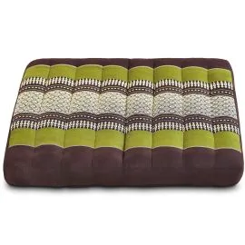 Kapok Sitzkissen 50 cm (Braun/Gr�n)
