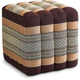 Kapok W�rfelkissen (Braun)