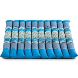 Kapok Steppkissen 50 cm (Hellblau)