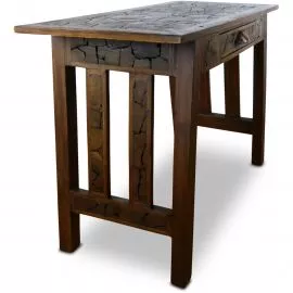 Teakholztisch  Puzzle mit Schublade