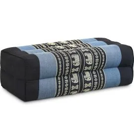 Kapok St�tzkissen, Classic (Blau/Elefanten)