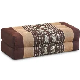 Kapok St�tzkissen, Classic (Braun/Elefanten)