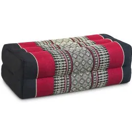 Kapok St�tzkissen, Classic (Schwarz/Rot)