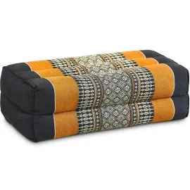 Kapok St�tzkissen, Classic (Schwarz/Orange)