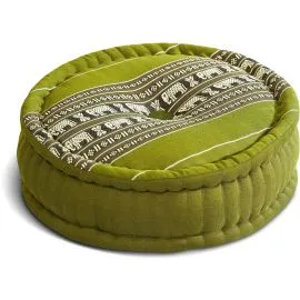Kapok Zafukissen gro�, Classic (Gr�n/Elefanten)