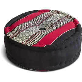 Kapok Zafukissen gro�, Classic (Schwarz/Rot)