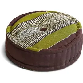 Kapok Zafukissen gro�, Classic (Braun/Gr�n)