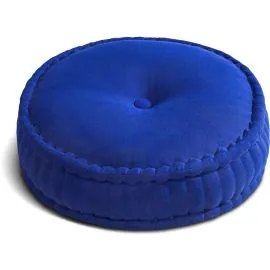 Kapok Zafukissen gro�, Basic (Blau Uni)